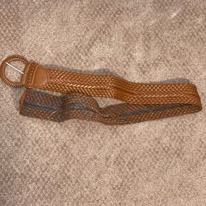 Brown Boho Braided Belts